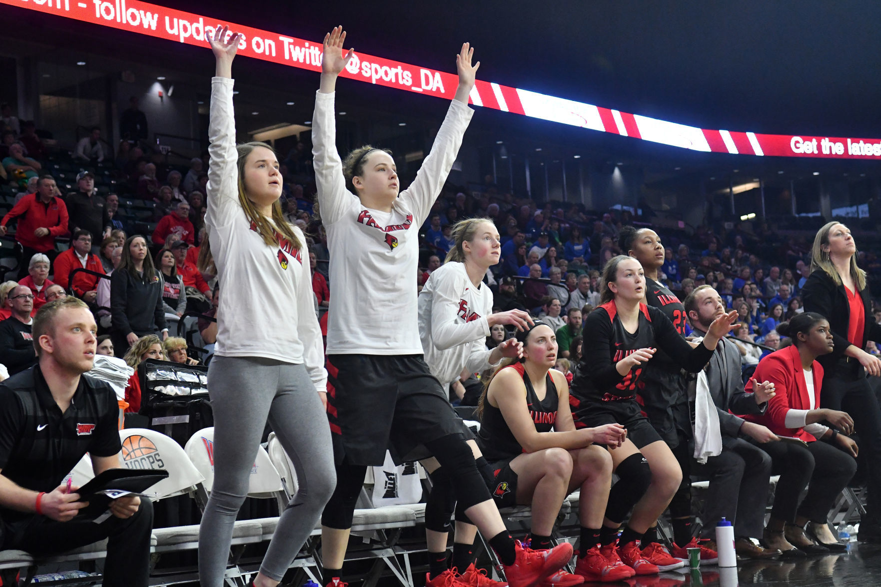 Drake vs Illinois State at the 2019 Missouri Valley Conference Women's Basketball Tournament